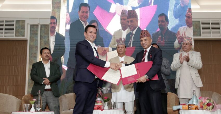 जलविद्युत आयोजनामा बाढीको पूर्वसूचना प्रणाली जडान गर्न संझौता