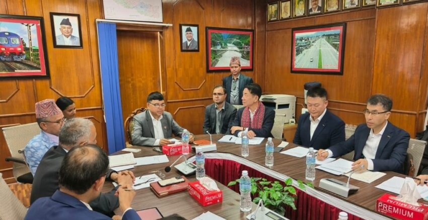 नेपालको रेलसेवामा लगानी गर्न कोरियाली लगानीकर्तालाई आग्रह