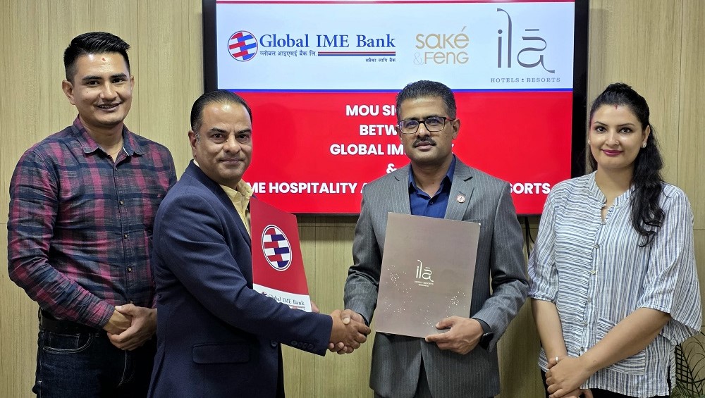 ग्लोबल आइएमईका ग्राहकलाई आईएमई हस्पिटालिटी र इला रिसोर्टमा १५ प्रतिशतसम्म छुट