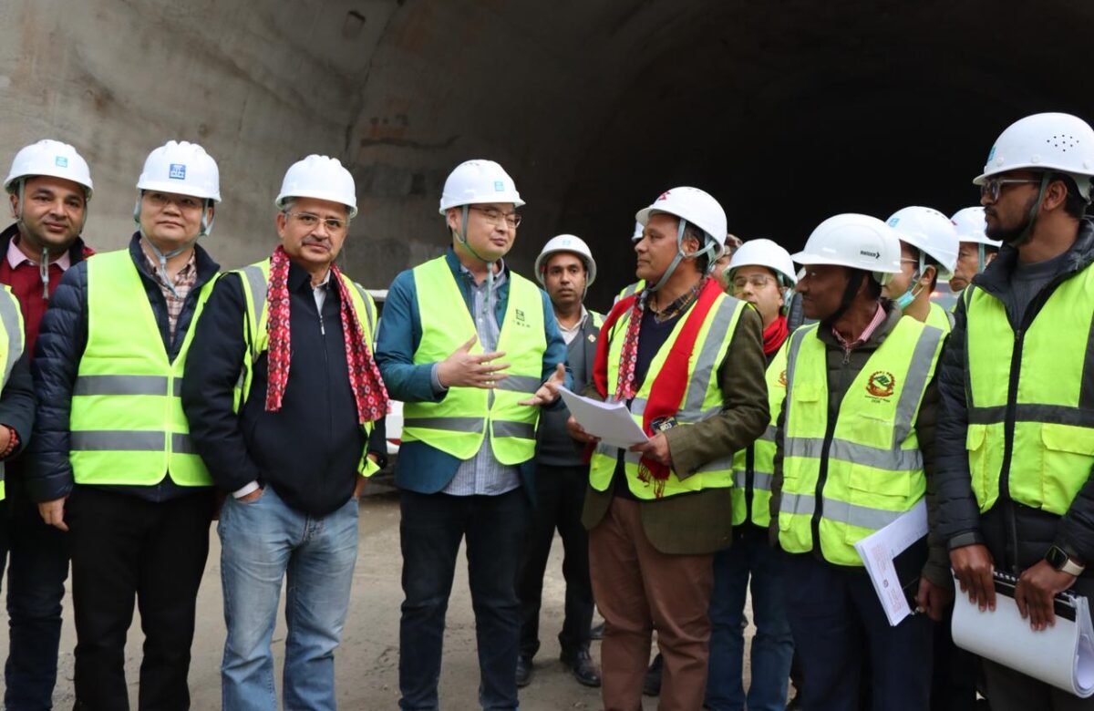 सिद्धबाबा सुरुङकाे निर्माण ६५ प्रतिशत सम्पन्न